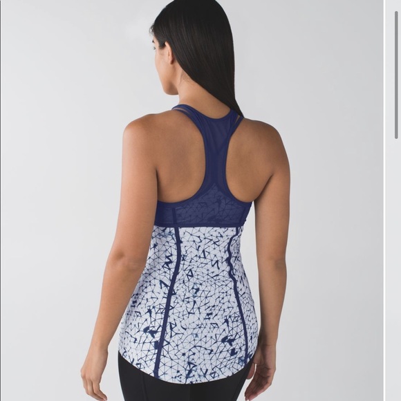 Lululemon Pedal Pace Indoor Cycling Navy Tank Top - Picture 6 of 7